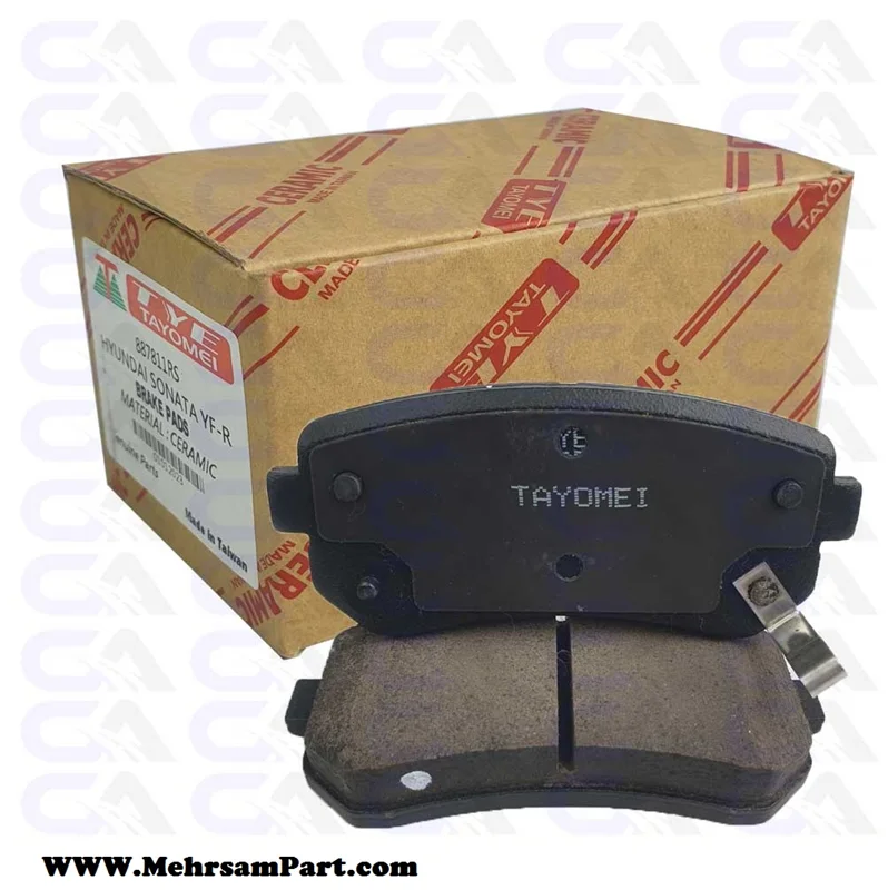 لنت ترمز عقب جک S5 تایومی TAYOMEI سرامیکی