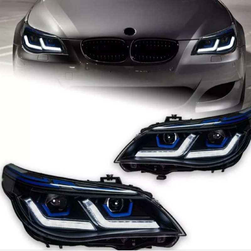 چراغ جلو e60 طرح لیزر لایت مناسب برای سری 5 از سال 2005 الی 2008