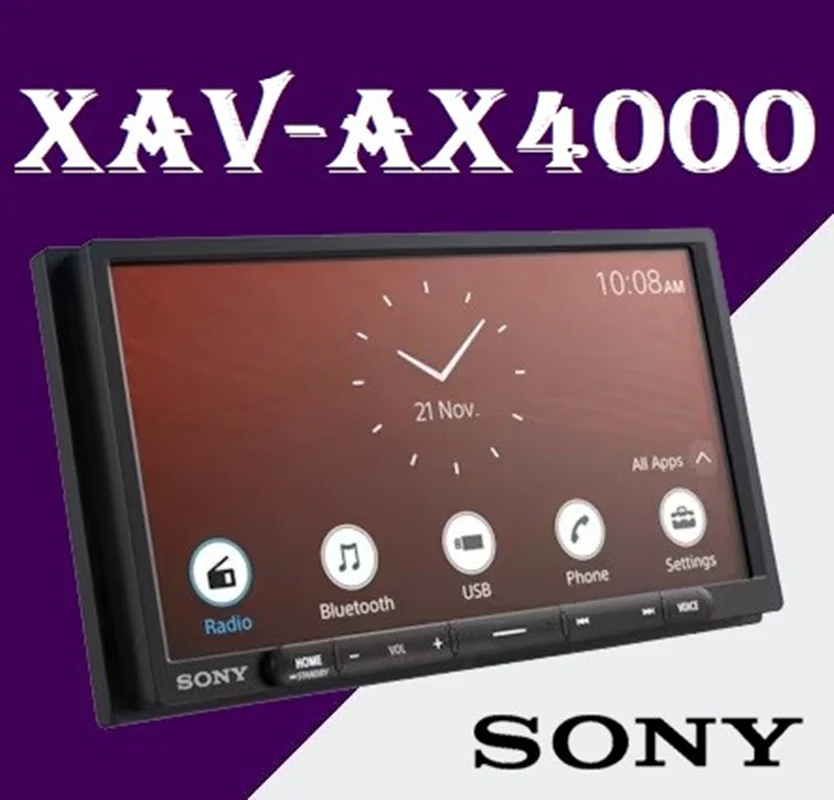 Sony XAV-AX4000 پخش تصویری سونی
