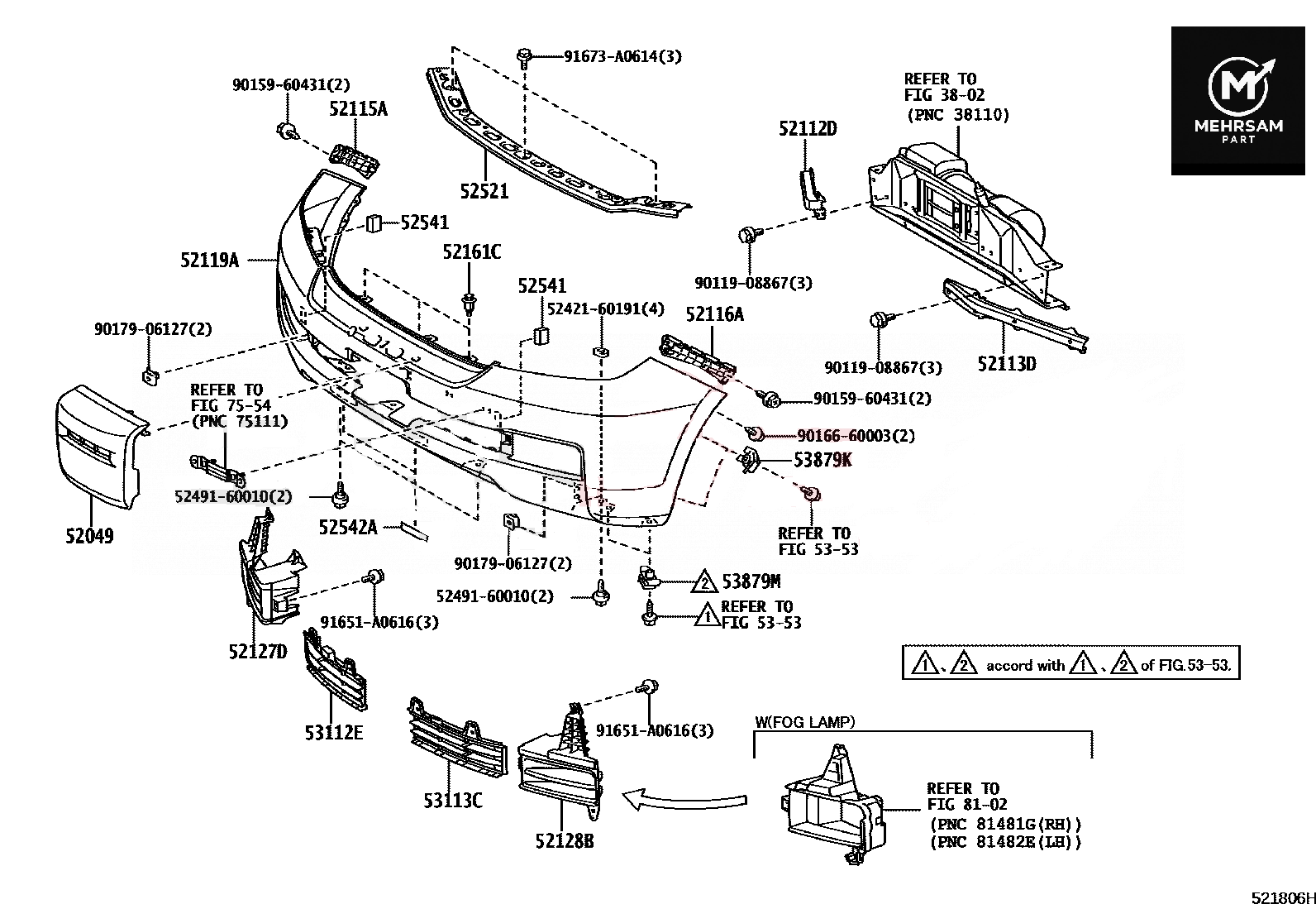 پوسته وینچ سپر جلو تویوتا لندکروز 2012