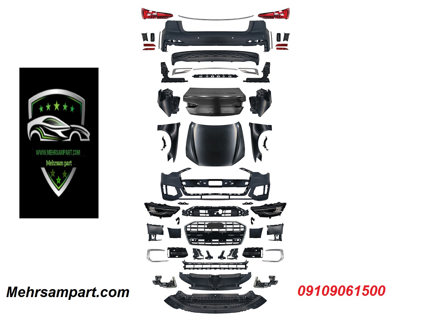 کیت های بدنه آئودی ( Audi  ) آ6 2012-2018