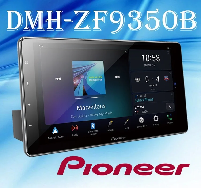 Pioneer DMH-ZF9350BT پخش تصویری پایونیر